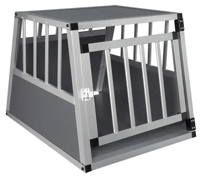 Produktbild von EUGAD Hundebox, Hundebox Auto, Hundetransportbox Auto Alu