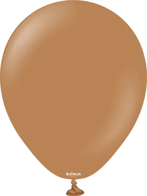 Zdjęcie produktu dla Balony lateksowe Caramel Brown, brązowe 45cm, 25 szt.