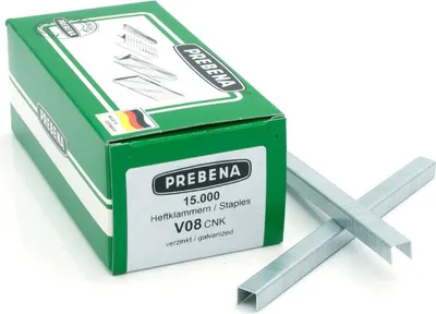 Zdjęcie produktu dla Zszywki Prebena V08CNK galwanizowane