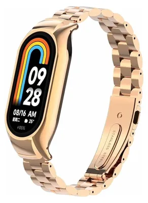Obrázok produktu pre Xiaomi Smart Band 8, kovový remienok s článkovou konštrukciou