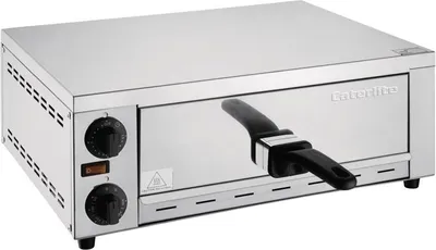 Produktbild von Caterlite Gastro Pizzaofen – für Pizzen bis 30,5 cm, Tischmodell, Edelstahl