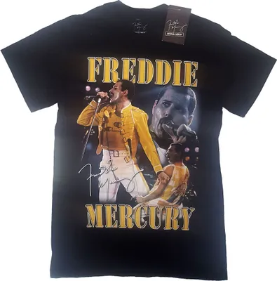 Produktbild von Freddie Mercury Live Homage Black L T-Shirt