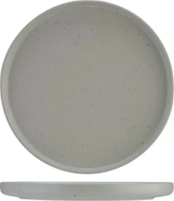 Zdjęcie produktu dla Talerz płytki Punto Gris moucheté - D 25,7 cm
