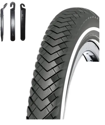 Produktbild von 1 x Rexway Fahrradreifen Conejo 03 26 x 1,75 (47-559) Schwarz/Reflex inkl. Reifenheber