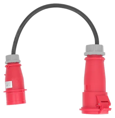 CEE-Adapter 5-polig, 32A auf 16A, IP44, 220-380V, für Camping & Baustelle