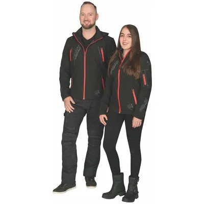 Produktbild von Germot Jacke Softshelljacke Novara Damen Black/Red-38