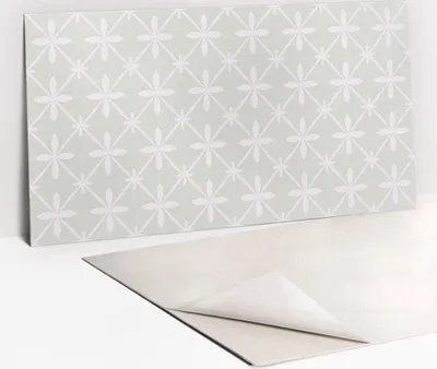 Produktbild von PVC-Wandschutz für die Küche - Stilvoller Schutz für Ihre Wände 100 x 50 Minimalistische Ornamente