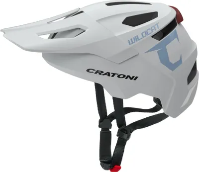 Produktbild von Cratoni Kinderhelm Wildcat LED Fahrradhelm MTB-Helm Allroundhelm S/M 49-56 cm : coolgrey