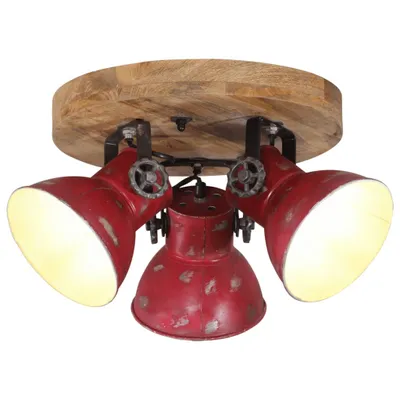 Obrázok produktu pre Závesná lampa 25 W šmuhovaná červená 35x35x25 cm E27