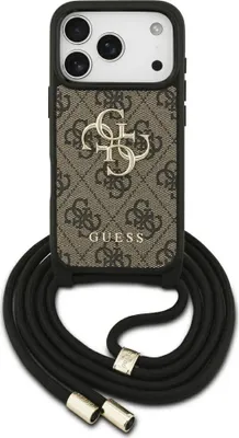 Immagine prodotto di Etui Guess 4G Big Logo Cord Stap         Crossbody Do Iphone 17 Pro Brązowy