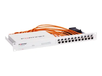 Produktbild von Rackmount.IT RM-FR-T10I - Rackmontage-Kit - RJ-45 X 11 - RAL 9003, Signalweiß - 1U - 48,3 cm (19")