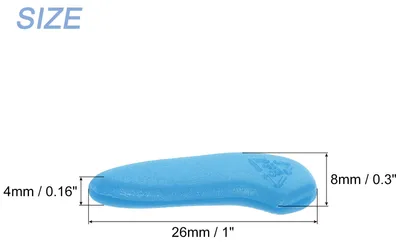 Produktbild von 20Stk Klinge Messer Spitze Schutzhš¹lle Kunststoff Messerschutzhš¹lsen Messer Klinge Spitze Hš¹lsen Abdeckung fš¹r Kš¹che Blau