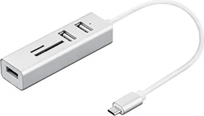 Produktbild von Nilox NX090301141 laptop-dockingstation & portreplikator USB 3.2 Gen 1 (3.1 Gen 1) Type-C Silber