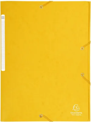 Image de EXACOMPTA 17106H EXACOMPTA Chemise à rabats, format A4, carton, jaune