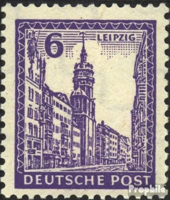 Produktbild von Briefmarken Sowjetische Zone (All.Bes.) 1946 Mi 153Y b  postfrisch Abschiedsserie
