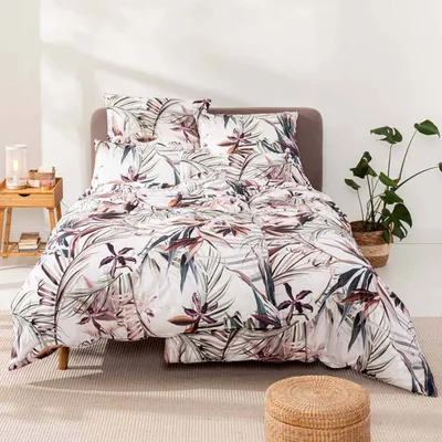 Produktbild von Estella Mako-Satin Bettwäsche Kaia verde 135x200 cm + 80x80 cm + 40x80 cm