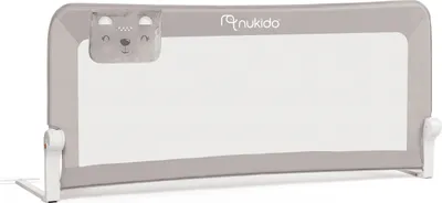 Obrázok produktu pre Bezpečnostné zábradlie na posteľ 150 x 66 x 35 cm Nukido sivé