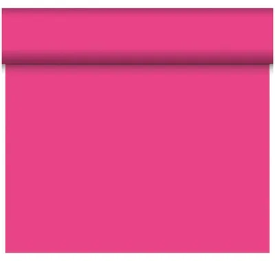 Produktbild von Duni Bio Dunicel® Tête-à-Tête-Tischläufer 0,4 x 24 m - 4 Stück fuchsia