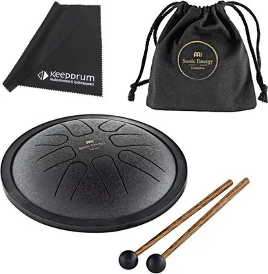 Image de Meinl Sonic Energy SSTD1BK Petit tambour à languettes mitTuch