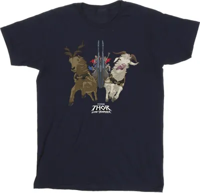 Immagine prodotto di Marvel - T-shirt "Love And Thunder" da uomo BI47982 (M) (blu navy)