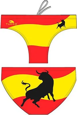 Image de Turbo Bull Spain Slip de bain Jaune,Rouge M Homme Jaune,Rouge M