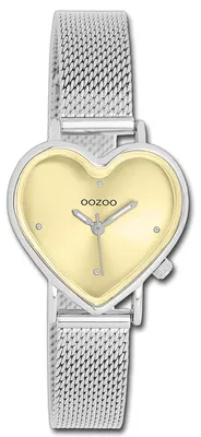 Productafbeelding van Oozoo dameshorloge, OOZOO Timepieces, zilverkleurige metalen band, quartz uurwerk, analoog horloge, model D3UOC11443