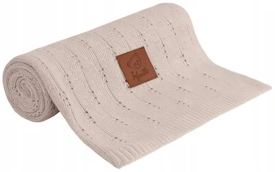 Produktbild von Babydecke Infantilo 80x100 cm beige 100% Bambus atmungsaktiv