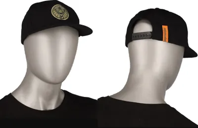 Produktbild von Jägermeister Flatcap moderne Cap Kappe in schwarz mit hochwertigem Stick
