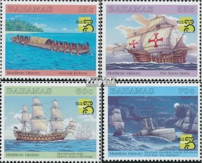 Produktbild von Briefmarken Bahamas 1999 Mi 989-992 (kompl.Ausg.) postfrisch Philatelie