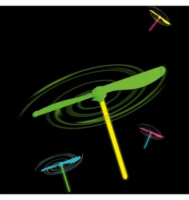 Productafbeelding van Glowstick met propeller - set van 4 stuks