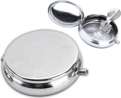 Produktbild von Taschen ASCHENBECHER Champ Ø5cm Deckel Glutkiller Metall Reiseaschenbecher 19