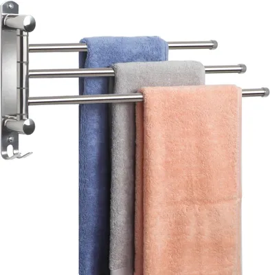 Obrázok produktu pre Držiak na uteráky - 40 cm - Strieborná farba