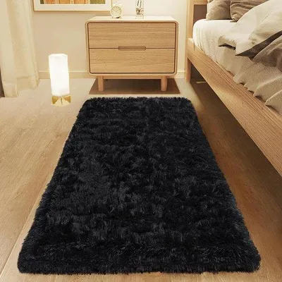 Productafbeelding van Famanu vloerkleed, superzacht en pluizig - Antislip ontwerp, 80 x 160 cm