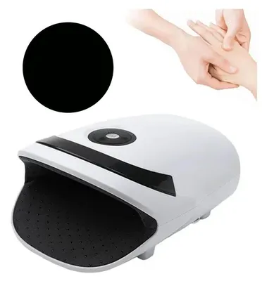 Produktbild von Elektrisches Handmassagegerät Luftdruck 5 Modi 42°C Wärme 2000mAh Akku USB-C kabellos Hand- und Handgelenk Massagegerät für Zuhause Büro
