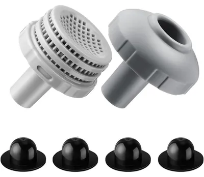 Obrázok produktu pre Súprava prípojok pre bazén, 32 mm, PVC, s vnútorným závitom, určená pre nadzemné bazény