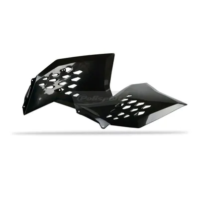Produktbild von POLISPORT Kühlerspoiler seitlich passend für KTM SX EXC 07-10 Schwarz