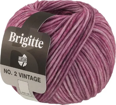 Produktbild von Lana Grossa - Brigitte No. 2 Vintage 0204 rotviolett meliert