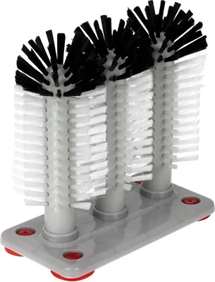 Image de Brosse à vaisselle 3 en 1 Jantex avec ventouses