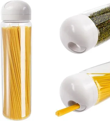 Image de 2 bocaux en verre transparents de 1 400 ml, bocaux hermétiques pour aliments, bocaux de cuisine pour la conservation des aliments