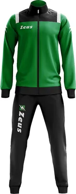 Produktbild von XL VERDE-NERO|Zeus Tuta Relax Vesuvio Herren Trainingsanzug Grün Schwarz