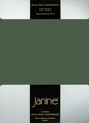 Produktbild von Janine Jersey Elastic Spannbetttuch 140x200 cm - 160x220 cm vulkan