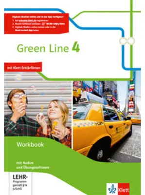 Produktbild von Green Line 4. Workbook mit Audios und Übungssoftware Klasse 8