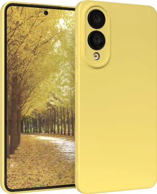 Produktbild von EAZY CASE - TPU Hülle für Samsung Galaxy S25 Edge, TPU Case stoßfeste Handyhülle, weiches Cover mit Kameraschutz, Silikonhülle in Gelb