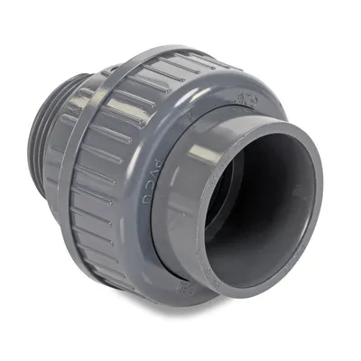 Produktbild von d 50 PVC Klebemuffe - 1 1/2" Verschraubungen + O-Ring