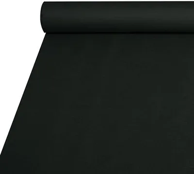 Produktbild von Papstar Airlaid Tischdecke, stoffähnlich, 20 x 1,2 m schwarz, 2 Rollen