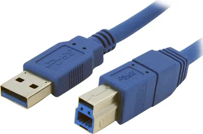 Produktbild von S/CONN maximum connectivity USB Kabel, Typ A Stecker auf Typ B Stecker, USB 3.0, blau, 0,5m (77030)