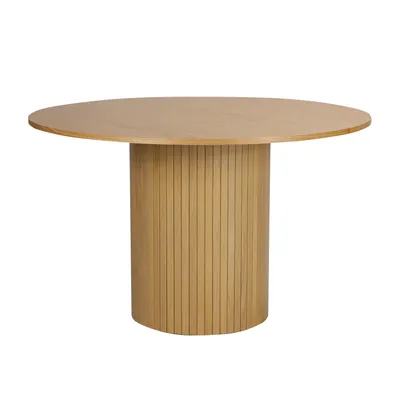 Produktbild von Möbilia Tisch 120x120 cm | runde Tischplatte | B 120 x T 120 x H 75 cm | natur | 32020015 | Serie TISCH