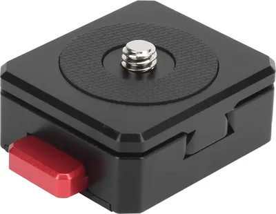 Immagine prodotto di Adattatore per il montaggio del treppiede della fotocamera, piastra a sgancio rapido con vite da 1/4 di pollice per batteria VMount