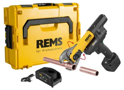 Image de Rems Mini Press 14V ACC Basic Pack Presse radiale sur batterie 14,4 V 22 kN ( 578013 R220 ) + 1x batterie 2,5 Ah + chargeur + L-Boxx