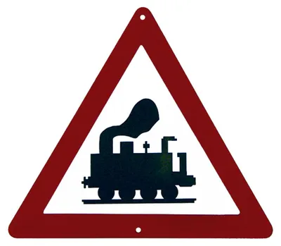 Productafbeelding van Bord: Onbeveiligde spoorwegovergang